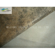 105D*300D Microfiber Polyester Warp Suede Fabric For Sofa